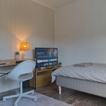 בית אירוח Cozy Nordic Attic With Smart Tv & Modern Bathroom דראמן